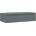 Mexen Rivel баня шкаф под мивка 100 см с плот, 1 чекмедже, рифелован , графит (91A20-10023-1-BFC66)