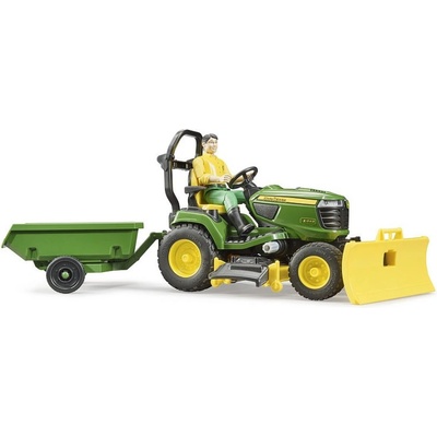 Bruder Záhradník s traktorou kosačkou John Deere s prívesom 62104 1:16