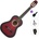 Pasadena SC041 Standard SET Red Burst Класическа китара с размер 1/2
