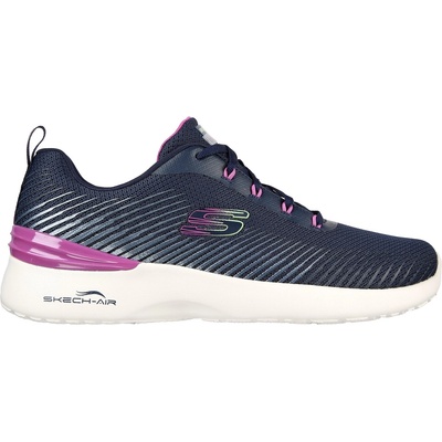 Skechers Маратонки Skechers Women's Print Hotmelt Mesh Lace-Up Low-Top Trainers - Navy/Purple