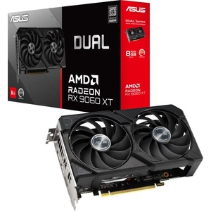 ASUS Radeon RX 9060 XT DUAL 8GB GDDR6 128bit (DUAL-RX9060XT-8G) Видео карти
