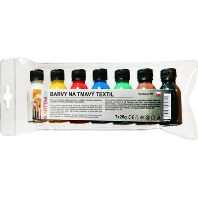 Artemiss Sada barev na tmavý textil 7 x 25 g