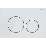 Geberit Delta20 - Бутон за казанче, алпийско бяло 115.127. 11.1 (115.127.11.1)