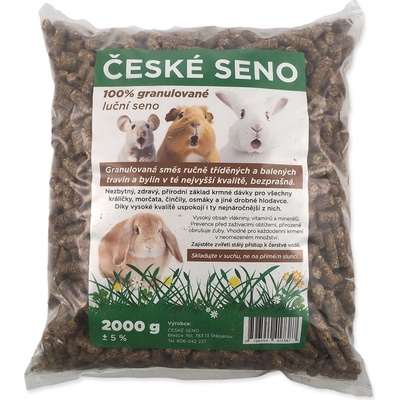 České seno Seno granulované 2 kg