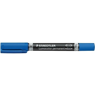 STAEDTLER Lumocolor Duo modrý
