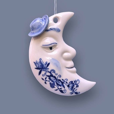 Cibulák Vianočná ozdoba Nechtík 10,0 x 7,0 x 2,5 cm 80g Originálny Český Porcelán Dubí 2