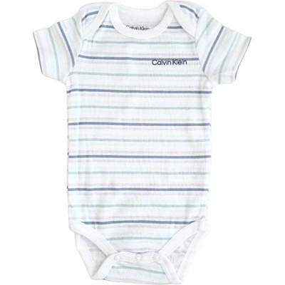 Calvin Klein pruhované bodýčko pro chlapečka miminko Teddy