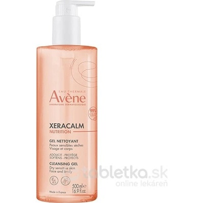 Avène Xeracalm Nutrition umývací gél na tvár a telo 500 ml