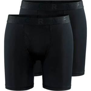 Craft Мъжко синтетично термобельо Craft Core Dry Boxer 6-Inch 2-Pack Synthetic base layer - Black (014-1622-0111)