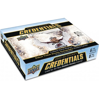 Upper Deck NHL 2022-23 Credentials Hobby Box