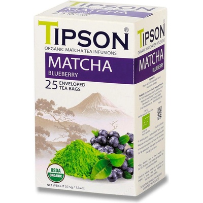 Tipson BIO Matcha Blueberry 25 x 1,5 g