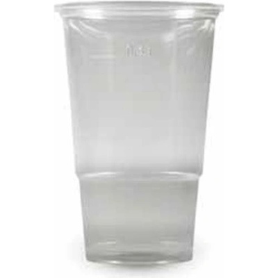 SAHM Téglik priehľadný 0,4 l PP priemer 95 mm 100012460