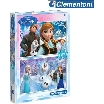 Frozen 2 пъзела по 20 части Frozen CLEMENTONI