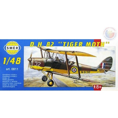 Směr Model letadlo D.H.82 Tiger Moth stavebnice letadla 1:48