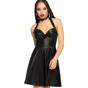 KILLSTAR дамска рокля KILLSTAR - Devil's Darling - Black - KSRA014631
