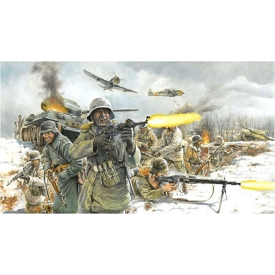 Italeri Model Kit figurky 6151 WWII GERMAN INFANTRY Winter Uniform 1:72