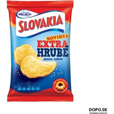 Slovakia Extra hrubé jemne solené lupienky 75 g