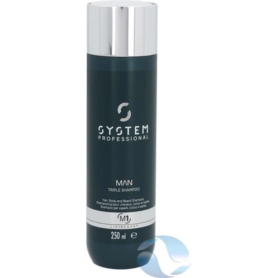 Wella System Professional Man Triple Shampoo šampon 250 ml