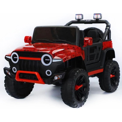 Ocie Джип акумулаторен 12v heat super spider с родителски контрол Червен
