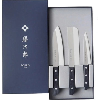 TOJIRO Японски ножове Tojiro VG-10 комплект 3 части в подаръчна кутия (TBS-300)