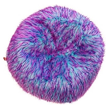 BeanBag Shaggy Multicolor pink-violet-blue