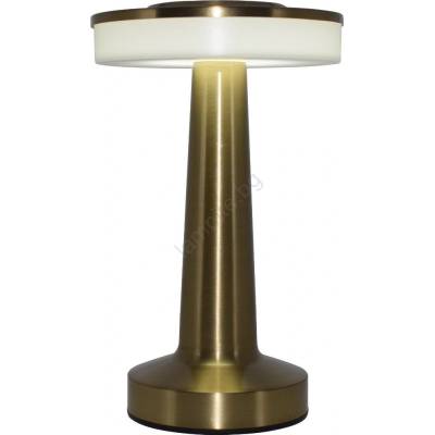 Zuma Line ETLED-53C-SB - LED настолна лампа SONET LED/2, 5W/1200mAh златна (ZL0855)