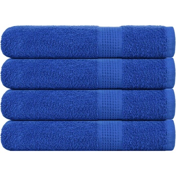 vidaXL Кърпи 4 бр сини 100x200 см 360 gsm 100% памук (136723)