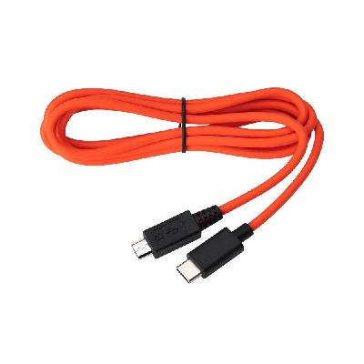 Кабел Jabra от USB-C към Micro-USB за сериите Evolve и Engage - Tangerine (14208-27)