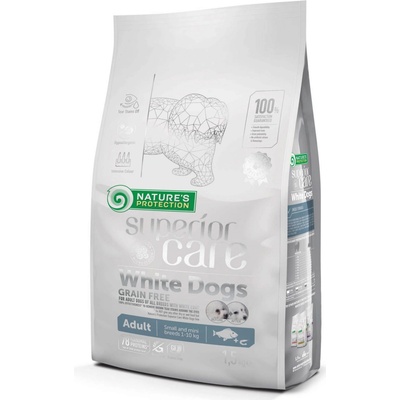 Natures Protection Superior care white dog GF Adult white fish Small & Mini 10 kg