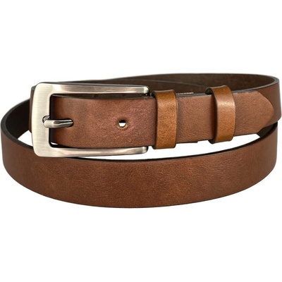 Penny Belts kožený opasek 17648 hnědý