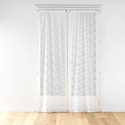 Douceur d`Interieur Sada dvou závěsů s listovým vzorem, interiérový design, MANON, 70 x 240 cm