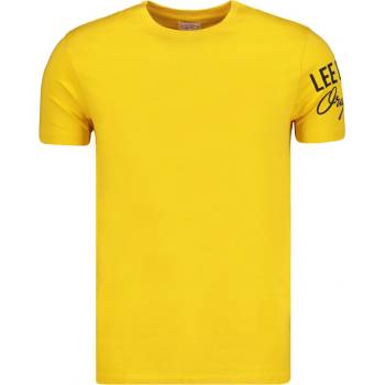 Lee Cooper pánske tričko Logo žlté