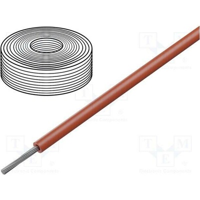 Mueller Electric WI-M-8-50-2 Vodič lanko Cu 1x8AWG silikon červená 1,1kV 15m 8AWG pružná