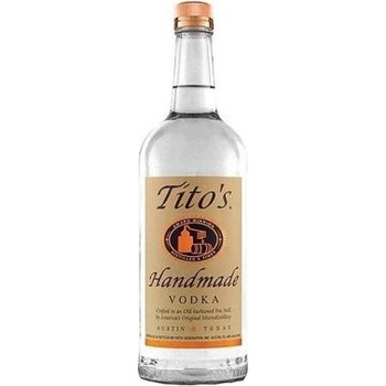 Tito's Handmade Vodka 40% 1 l (holá láhev)