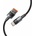 Tech-Protect Кабел с въжена оплетка за устройства с USB-C порт (50 см) - Tech-Protect Ultraboost USB-A to USB-C Cable 66W (черен) (THP2496)