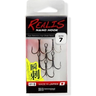 Duo Trojháčky Realis NANO Hook vel.7 6ks