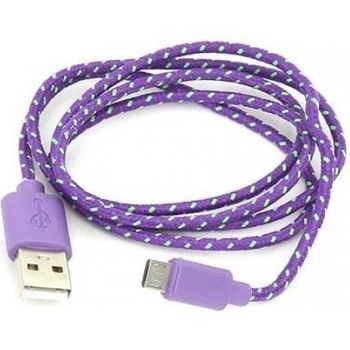 Omega OUFBCPU Micro USB textilní fialový