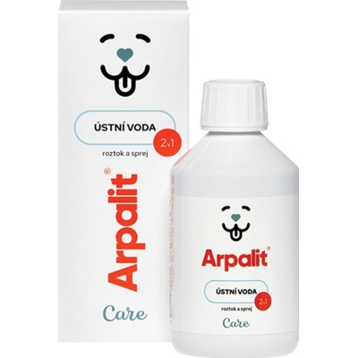 Arpalit Care ústní voda 2v1 roztok a sprej 250 ml