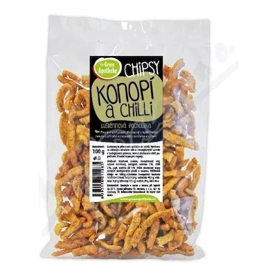 Green Apotheke Konopné a chilli čipsy 100 g