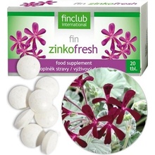 Finclub Zinkofresh cmúľacie tablety 20 tabliet