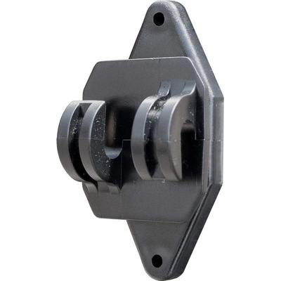 Izolátor na elektrický ohradník, pre drôt, lanko a lano do 8 mm na klinec alebo vrut - 10 ks