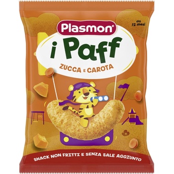 PLASMON Хрупанки Plasmon - Paff, морков и тиква, 15 g (4065)