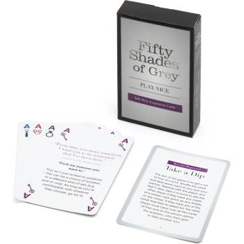 Image 1 of Fifty Shades of Grey Play Nice Talk Dirty Inspiration Cards