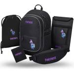 Baagl SET 5 Core Fortnite Llama: раница, торба, кръстна чантичка, калъф за лаптоп, портфейл GRS BAAGL | Cheren | Момчешки | UNI