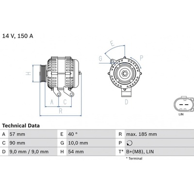 Alternátor BOSCH 0 986 047 930