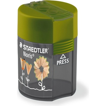 STAEDTLER Острилка Staedtler 512 с контейнер, двойна, ЗЕЛЕН (33832-А-ЗЕЛЕН)