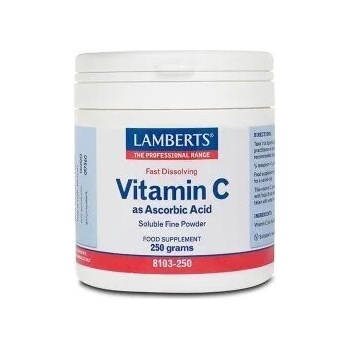 Image 1 of LAMBERTS Хранителна добавка витамин Ц на прах, Lamberts Vitamin C as Ascorbic Acid 250gr