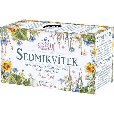 Grešík Sedmikvítek bylinný porcovaný čaj 20 n.s.