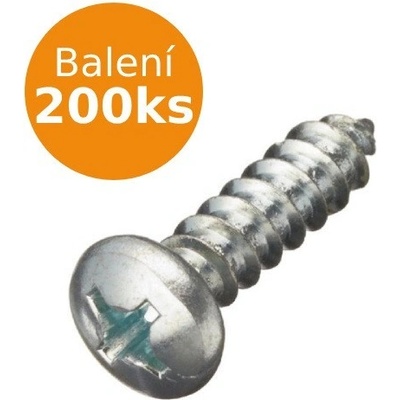 Vruty do elektroinstalačních krabic 3 x 13 mm, balení 200ks – Zboží Mobilmania