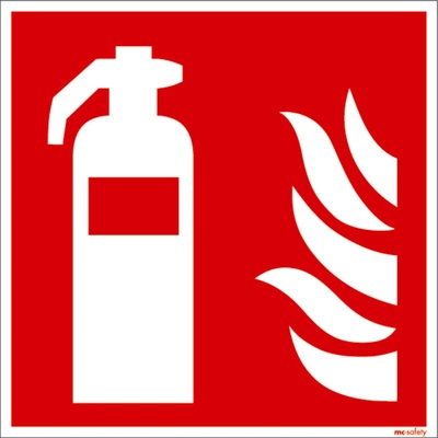 Značka Hasiaci prístroj, ISO 7010, fólia, LN, SK, 150 x 150 mm, 10 ks